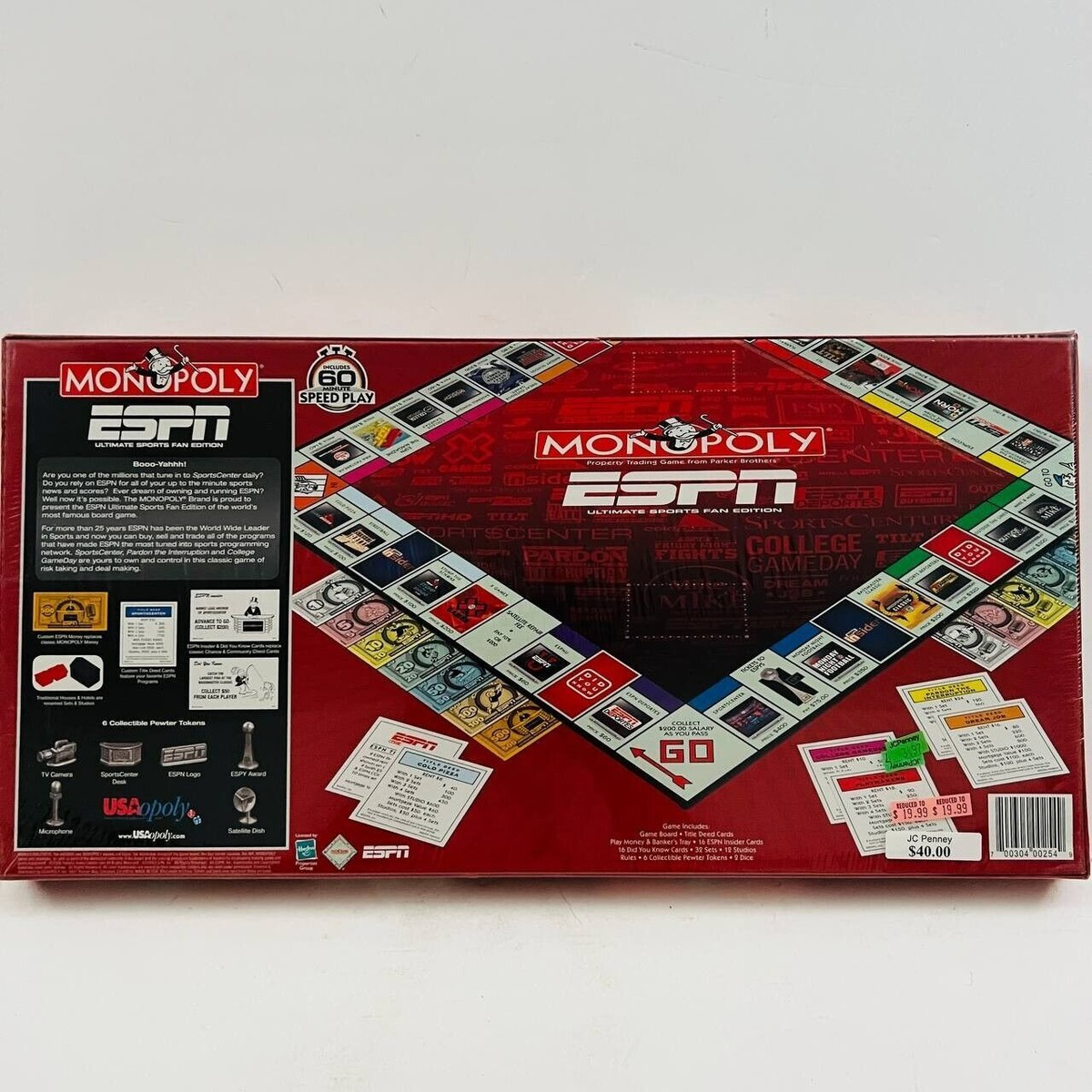 モノポリー MONOPOLY ESPN Edition Vintage Monopoly ESPN Ultimate