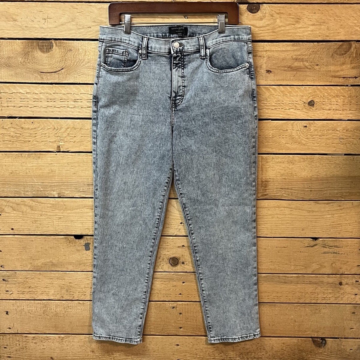 Banana Republic High Rise Slim Jeans Women's Size 31 Light Wash