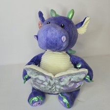 DALTON THE STORYTELLING DRAGON 12" Animated Plush - Cuddle Barn - Stuffed Toy
