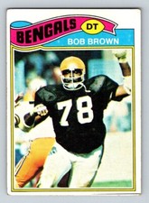 1977 TOPPS FOOTBALL BENGALS BOB BROWN