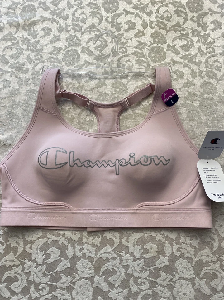 Champion женщин подлинный спортивный бюстгальтер, большой максимальной поддержки комфорта группы новый - Изображение 2 из 4