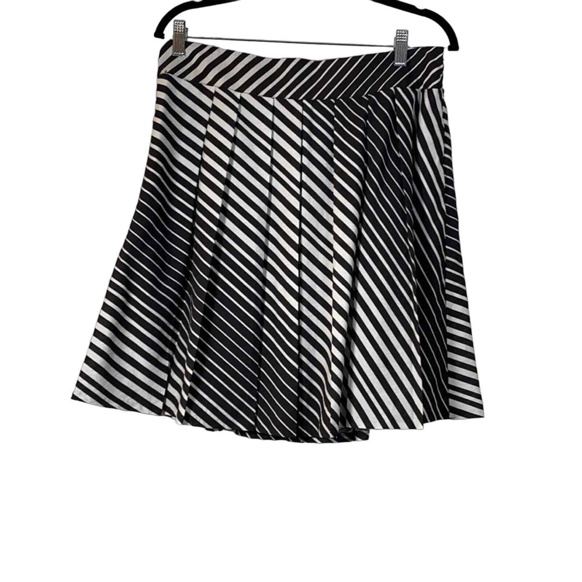Striped diagonal skirt cheap