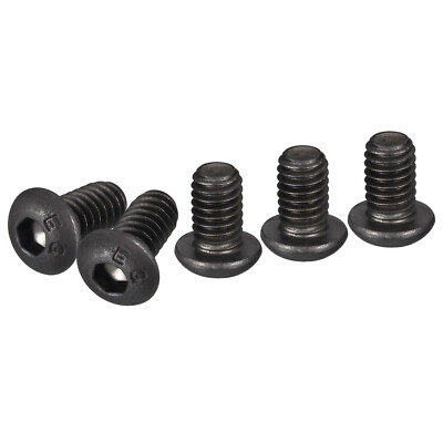 10PCS 5/16-18x1/2'' Button Head Socket Cap Screw Hex Drive Full Thread Fasteners
