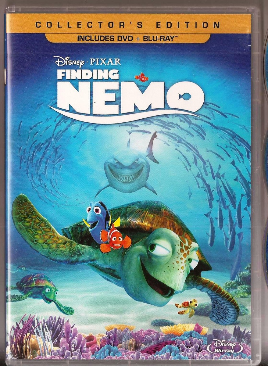 Disney Finding Nemo (Blu-ray/DVD, 2012, 3-Disc Set, DVD/Blu-ray