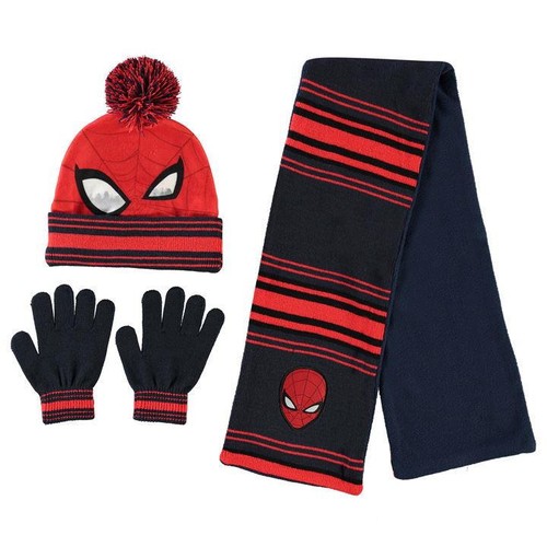 SPIDERMAN:WINTER HAT/SCARF/GLOVES 