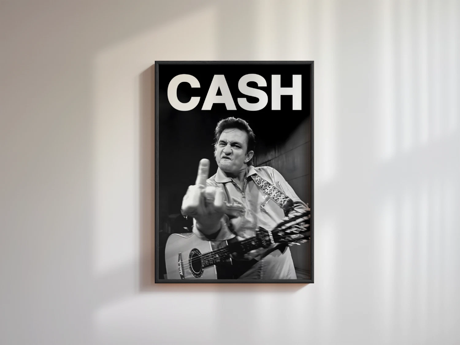 Johnny Cash Poster Music Wall Art