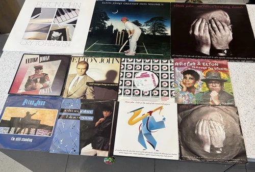 Elton John Vinyl Job Lot