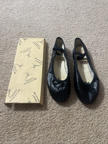 Capezio Leather Pirouette II Dance Shoe Black Women’s 7 C 3714 3679 Ballet