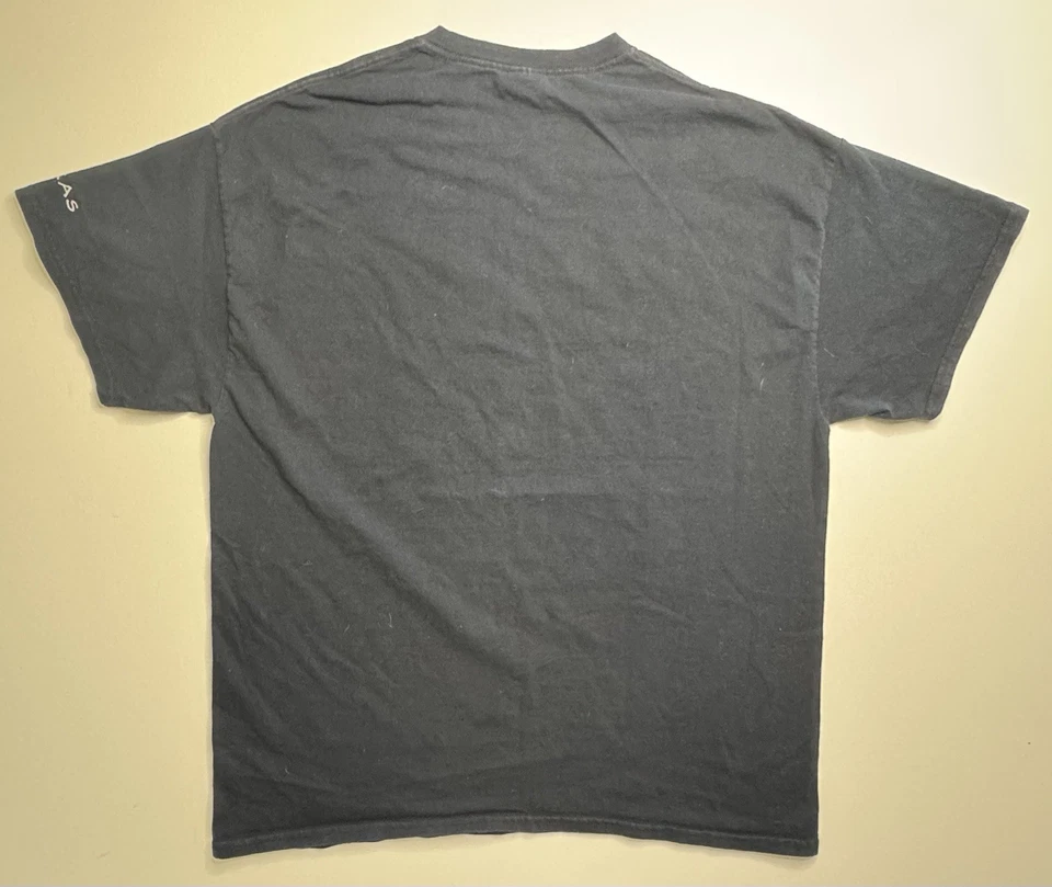 Camiseta Paul Stanton Designated Driver Para Hombre XL Negra Gráfica Camiseta Texas Western Foto 2 de 4