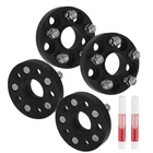 4) 25mm 5x100 to 5x100 Hubcentric Wheel Spacers 12x1.25 Stud For Impreza WRX BRZ
