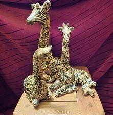 Collage La vie Safari Giraffes X 3 Decoupage Vintage