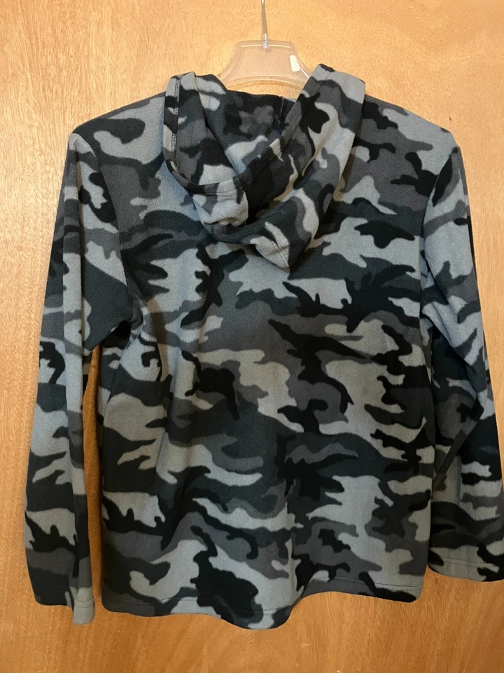 Для мальчиков Athletech серый камуфляж камуфляж флисовая куртка размер XL 14/16 - Изображение 3 из 3