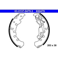 Bremsbackensatz Ate 03.0137-0479.2 FüR Opel Fiat Lancia Piaggio CitroëN Peugeot