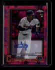 2025 Topps Chrome Update Magenta Purple Refractor Angel Martinez RC Auto 271/299