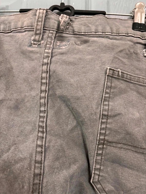 Dickies Genuine Grey Canvas Work Trousers W44 L32 image 5