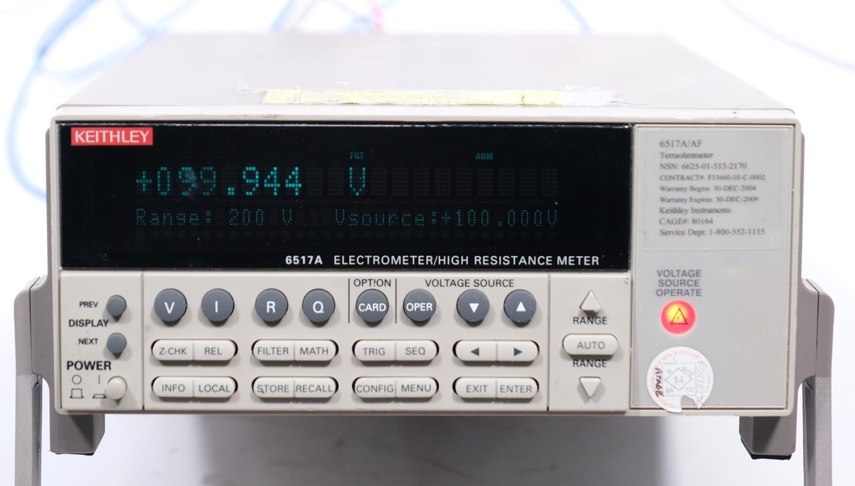 KEITHLEY ケースレー QUASISTATIC CV METER 595 Keithley 6517A Electrometer / High Resistance Meter | eBay