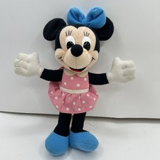 Playskool Vintage Minnie Mouse Plush 9" With Tags Disney Babies 1990's