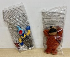 McDonalds: The Muppet Show - Rowlf & Gonzo mini soft plush toys **Brand New**