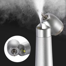 LED Dental Surgical Handpiece 45 Degree High Speed Turbine 4 Hole Rare Exhaust