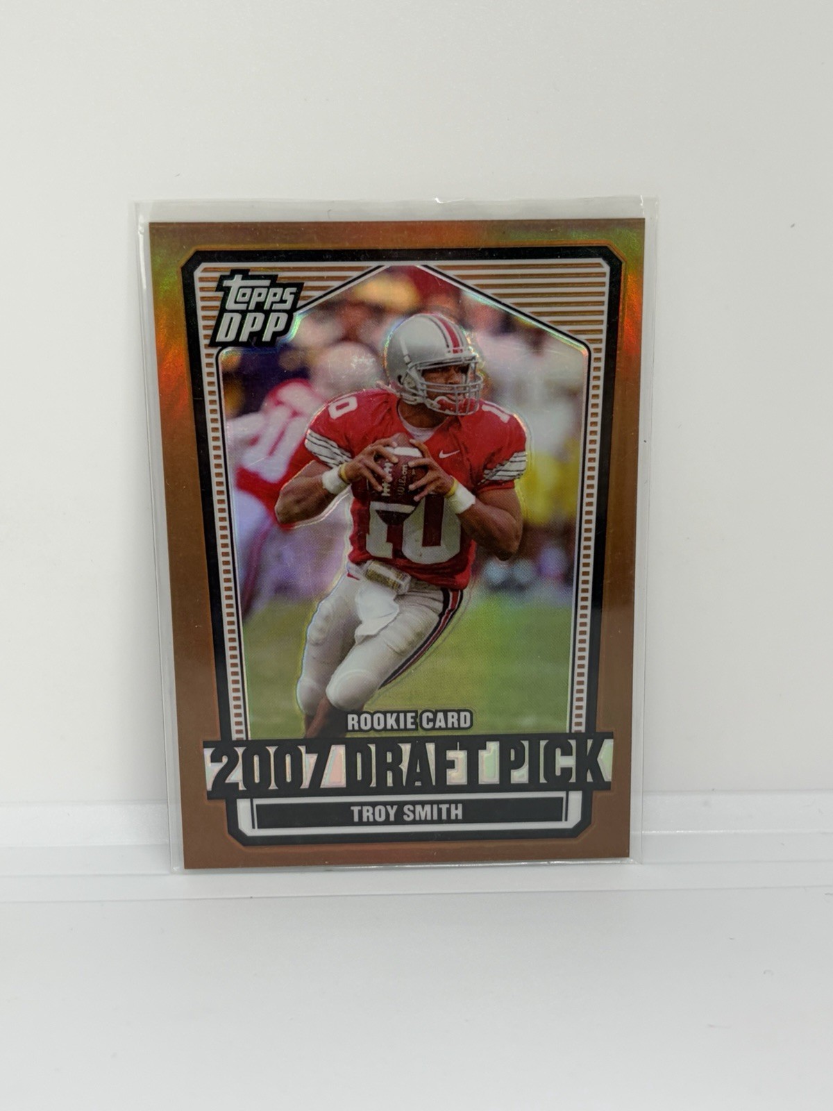 Troy Smith Topps Draft Picks & Prospects #112 Chrome-Bronze