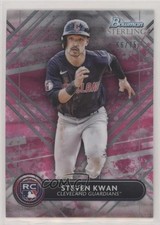 2022 Bowman Sterling Rookies Magenta Refractor 66/75 Steven Kwan #BSR-3 c8a
