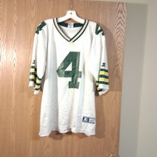 Vintage Brett Favre 4 Green Bay Packers Starter Jersey Size 48/L