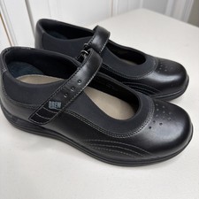 Drew Womens Mary Jane Shoes Size 6 Black Leat...