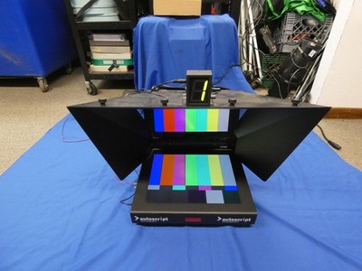 Autoscript LED 17 TFT Plus Teleprompter w/Hood, Glass, Sled, Tally w/Cables