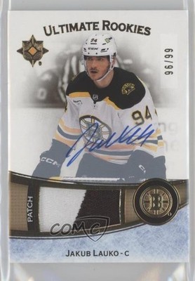 2022 Ultimate Collection Rookies 96/99 Jakub Lauko RPA Rookie Patch Auto RC 1p21