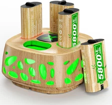 4X5800Mwh Rechargeable Battery Pack for Xbox, Fast Charging Station for Xbox Ser