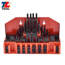 58 Piece 7/16" T-Slot Clamping Kit Mill Set Up 3/8-1