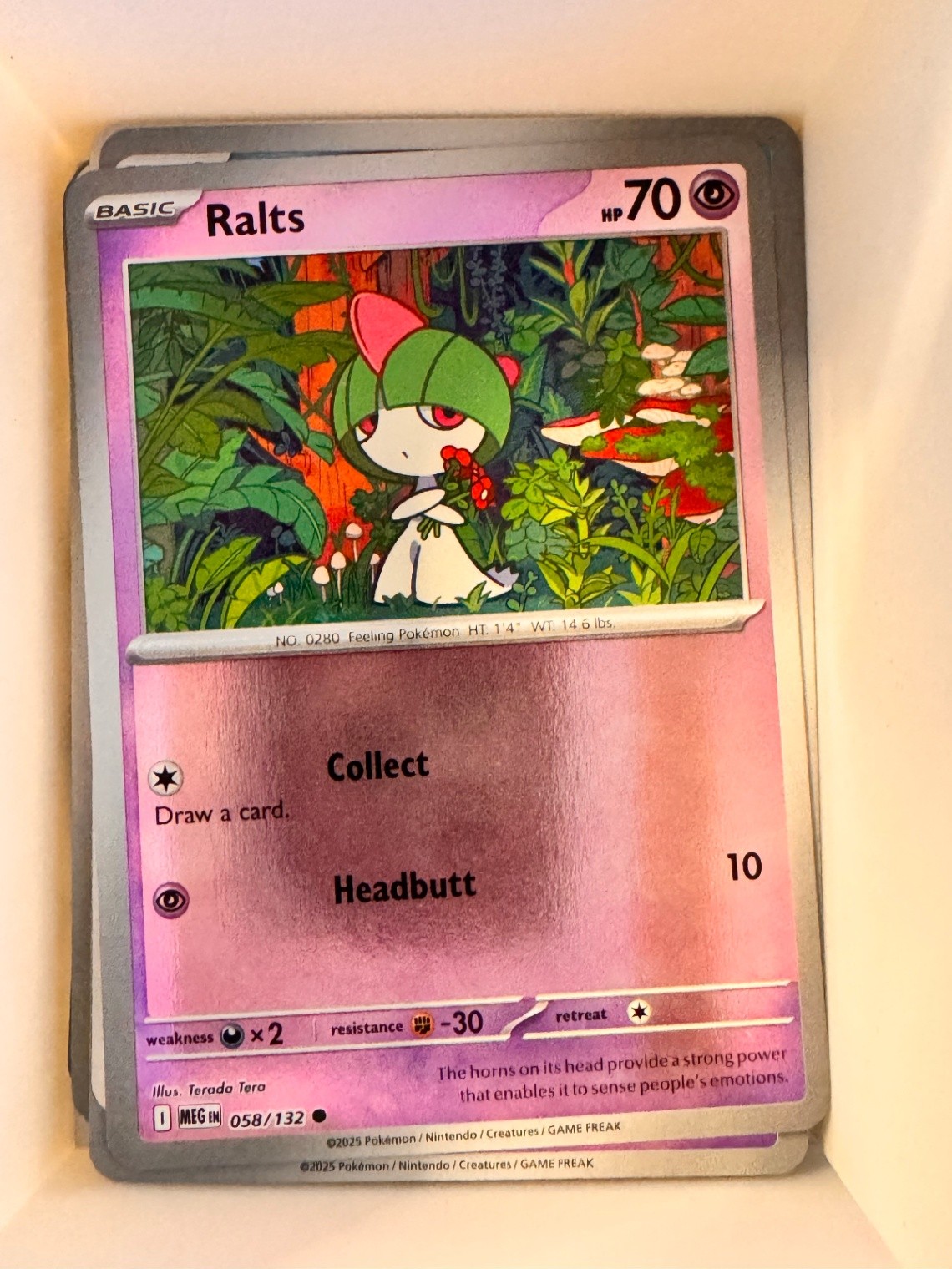 Ralts Common ME01: Mega Evolution 058/132 NM