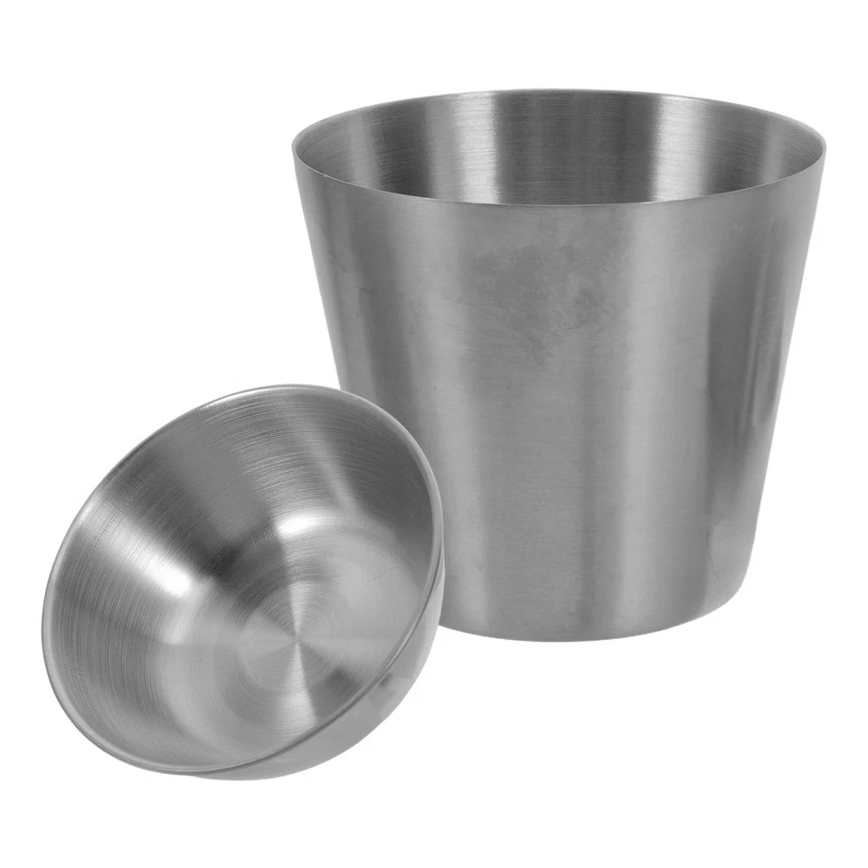  1 Set Mini-Dipschalen aus Edelstahl, Mehrzweck-Gewürzbecher, Servierhalter für