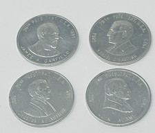 Presidents Arthur Adams Garfield  Harding Commemorative Metal Coins Tokens Lot