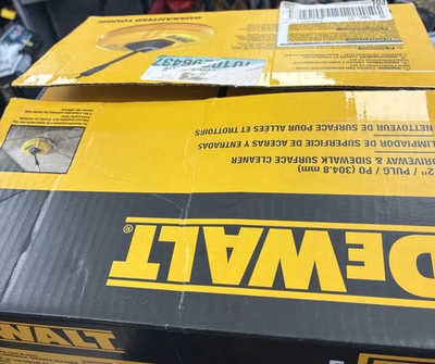 #ad #ad DeWalt 12 in Rotating Driveway And Sidewalk Surface Cleaner Model DWZPWSC12 $31.50