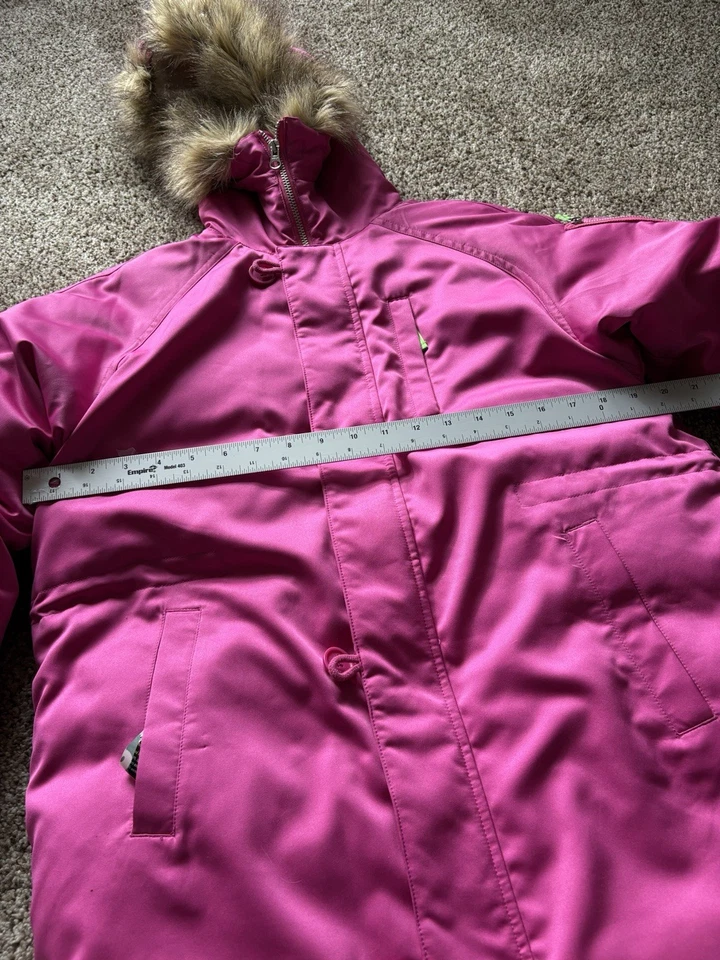 Casaco de inverno feminino vintage Ralph Lauren com capuz acolchoado GG - Imagem 4 de 4