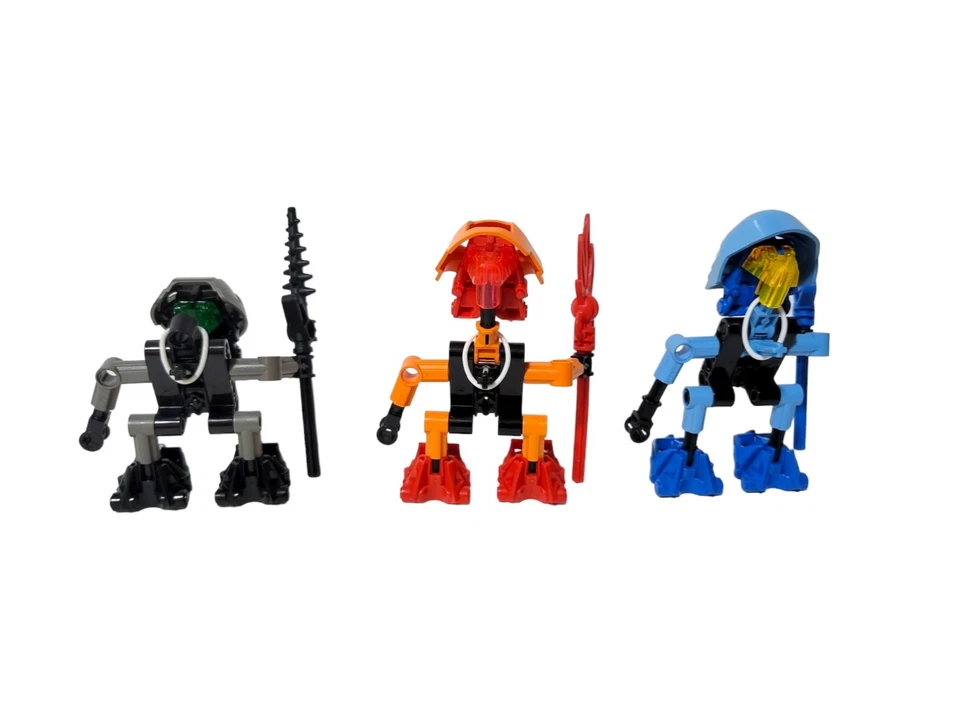 LEGO Bionicle Lot Turaga 2001 All 6 Village Elders of Mata Nui With Box - Image 3 of 4