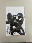 THE AMAZING SPIDER-MAN #1 - MIKE MAYHEW BLACK SUIT VIRGIN VARIANT, SIGNED W/ COA
