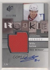 2009-10 SPx Rookie Auto Jersey 237/799 Ville Leino #163 Auto x6g