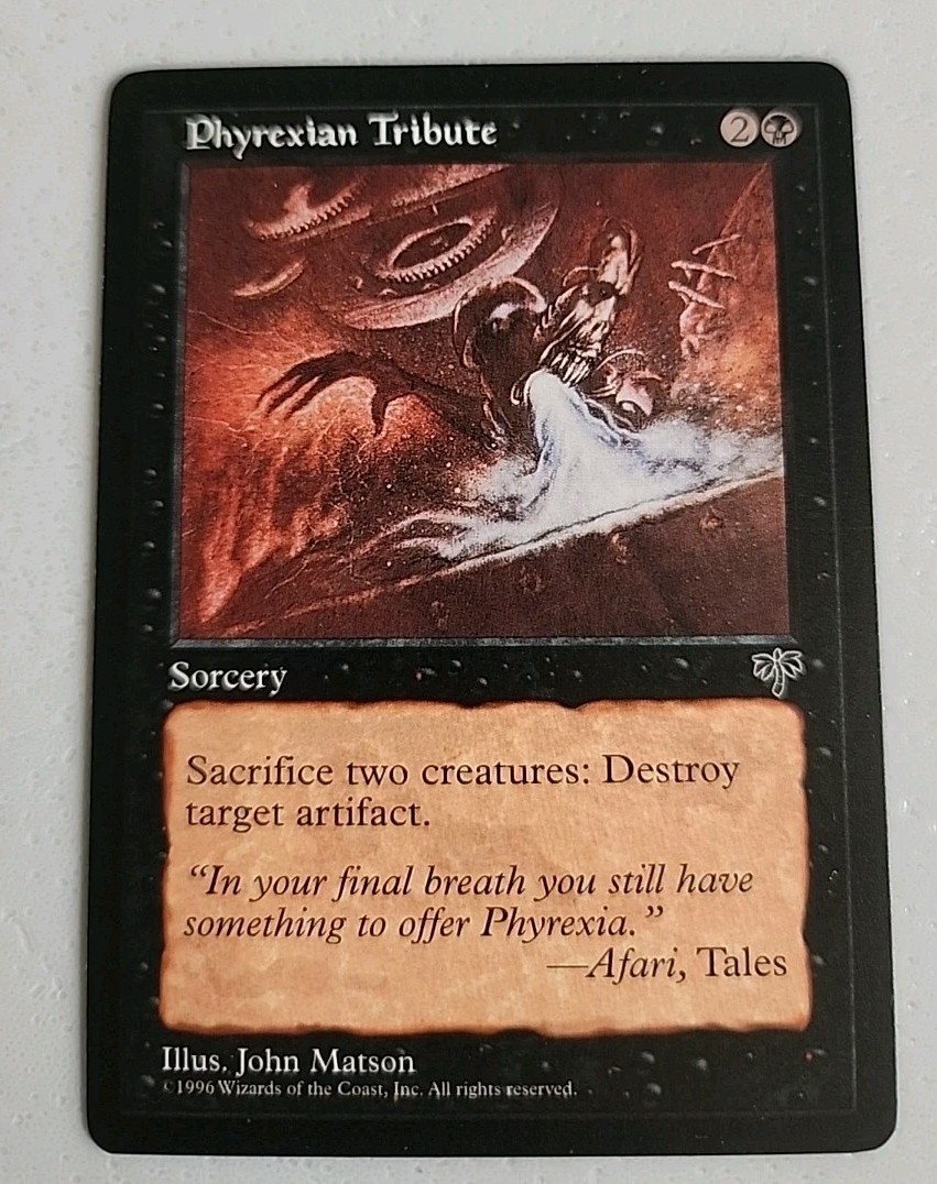 Phyrexian Tribute Mirage Regular NM Near Mint MTG
