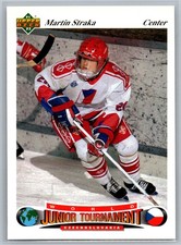 #99 Martin Straka 1991-92 Upper Deck Czech World Juniors Czechoslovakia