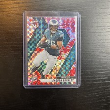 2025 Panini Mosaic Saquon Barkley #212 Pink Camo Prizm Eagles
