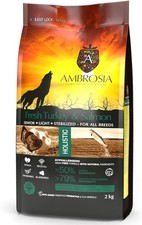 Ambrosia Ultra Premium Pet Food® | Senior Grain-Free Dry Dog Food, 12Kg, Hypoall 4.99 per kilo