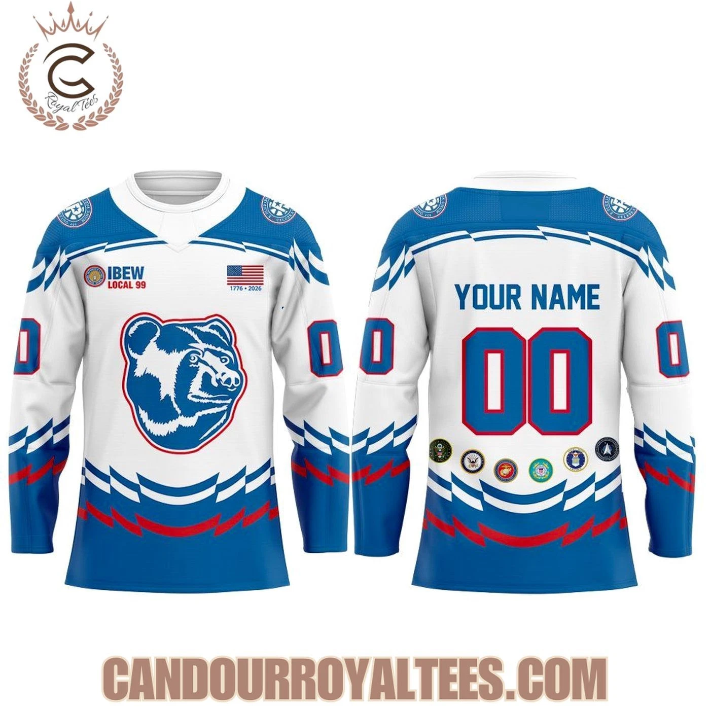 Personalized Providence Bruins Military Appreciation Weekend 2026 Hockey Shirt