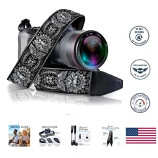 Personalized Vintage Camera Strap - Universal Fit for DSLR & Mirrorless Cameras