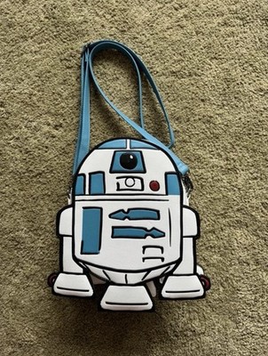 Disney Parks exklusive R2-D2 Loungefly leuchtende Umhängetasche   Star Wars neu ohne Etikett