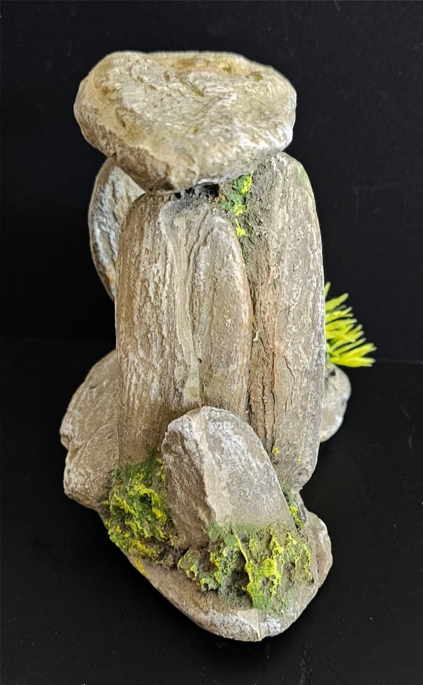 5.5" x 5" x 3.5" Equilibrio Ruinas de Roca Formación Peces Acuario Decoración Foto 4 de 4