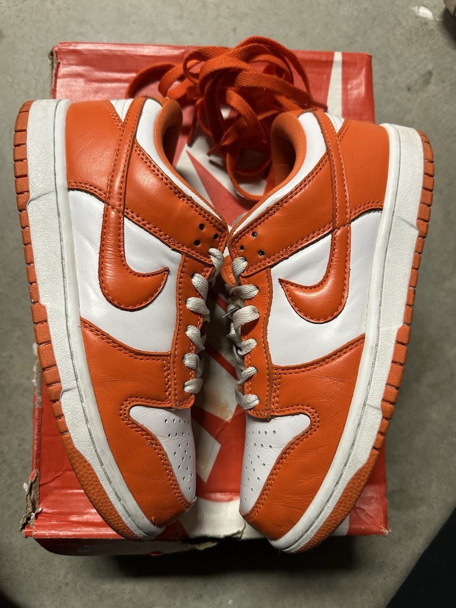 Nike Dunk Low Retro SP Syracuse 2020 White Orange Black Blaze