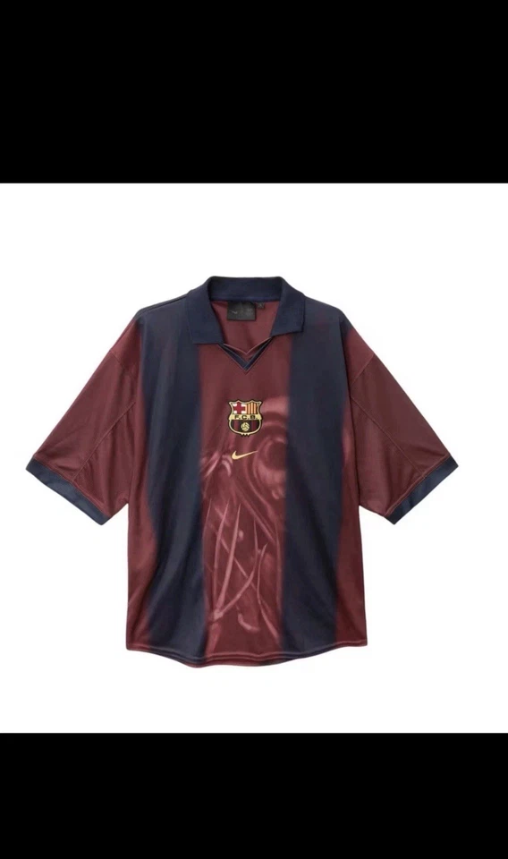 Auténtica camiseta de fútbol 2025 Travis Scott Cactus Jack x Barcelona Nike talla M Foto 3 de 4