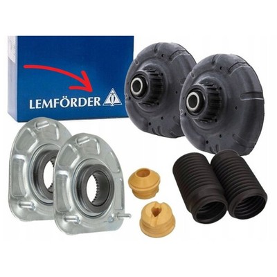 2x LEMFORDER Stoßdämpfer + Lager + Stoßfängerabdeckung vorne Volvo S60, S80,V70